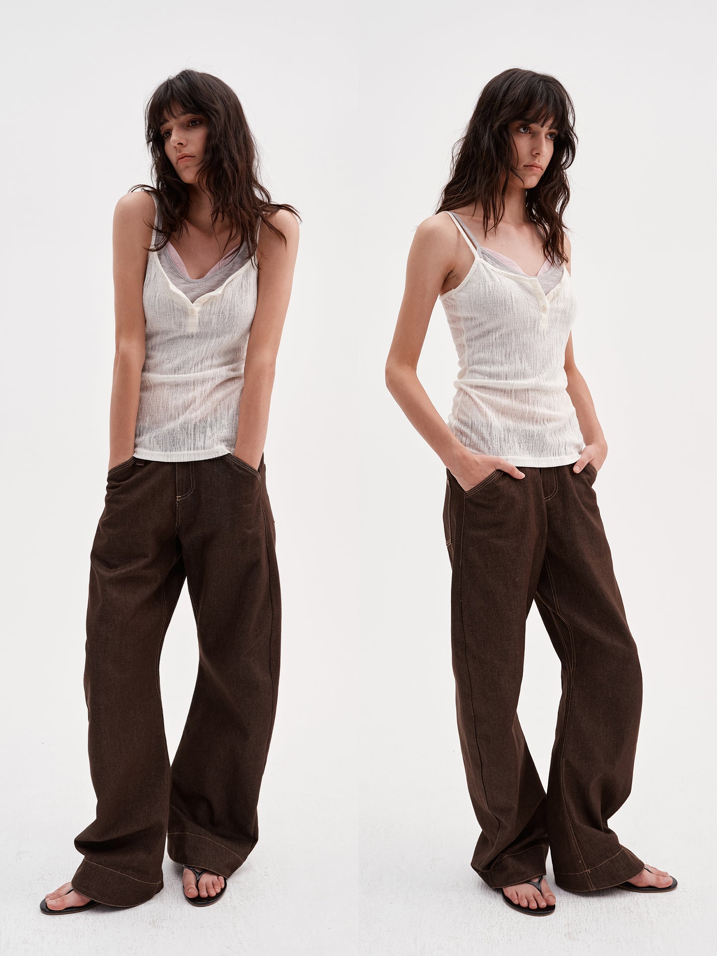 Fake three-piece form sling