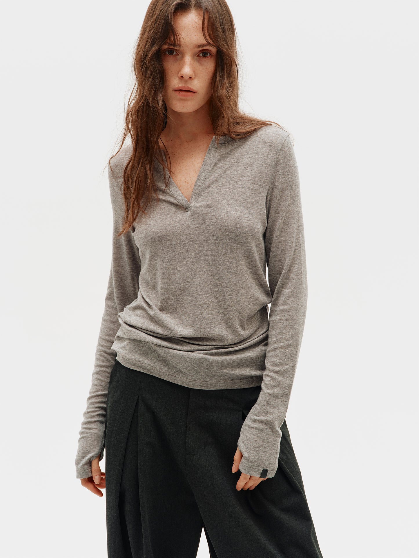 Classic Fitted V-Neck Tee