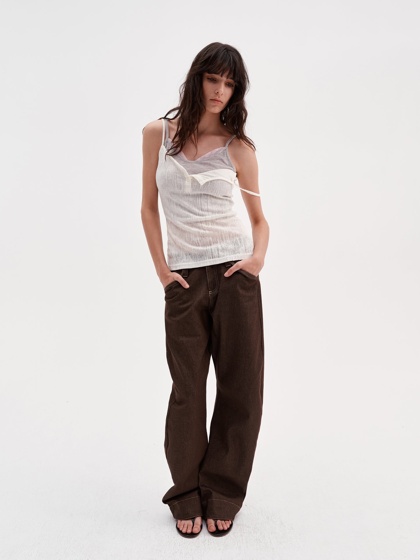 Fake three-piece form sling