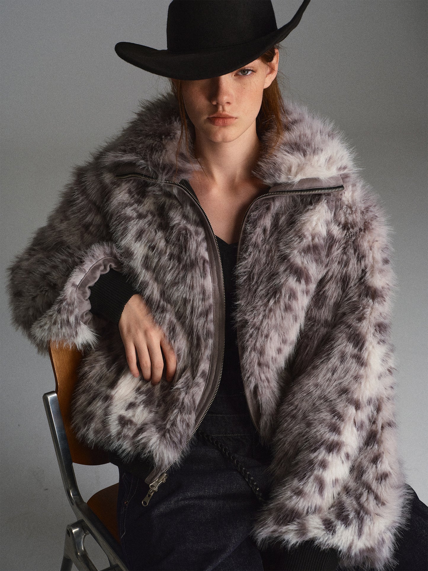 Eco-friendly fur coat