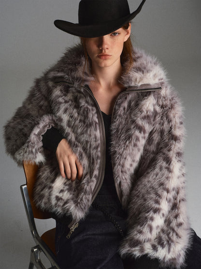 Eco-friendly fur coat