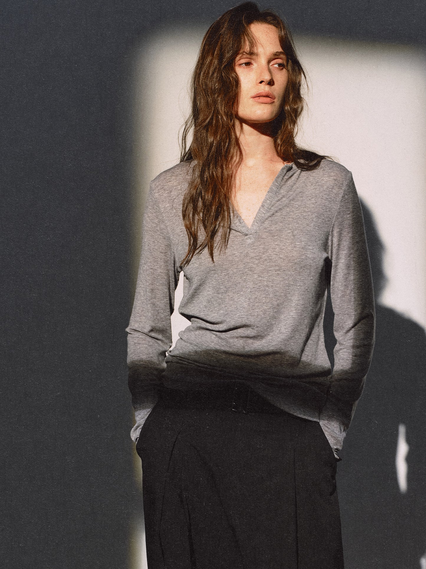 Classic Fitted V-Neck Tee